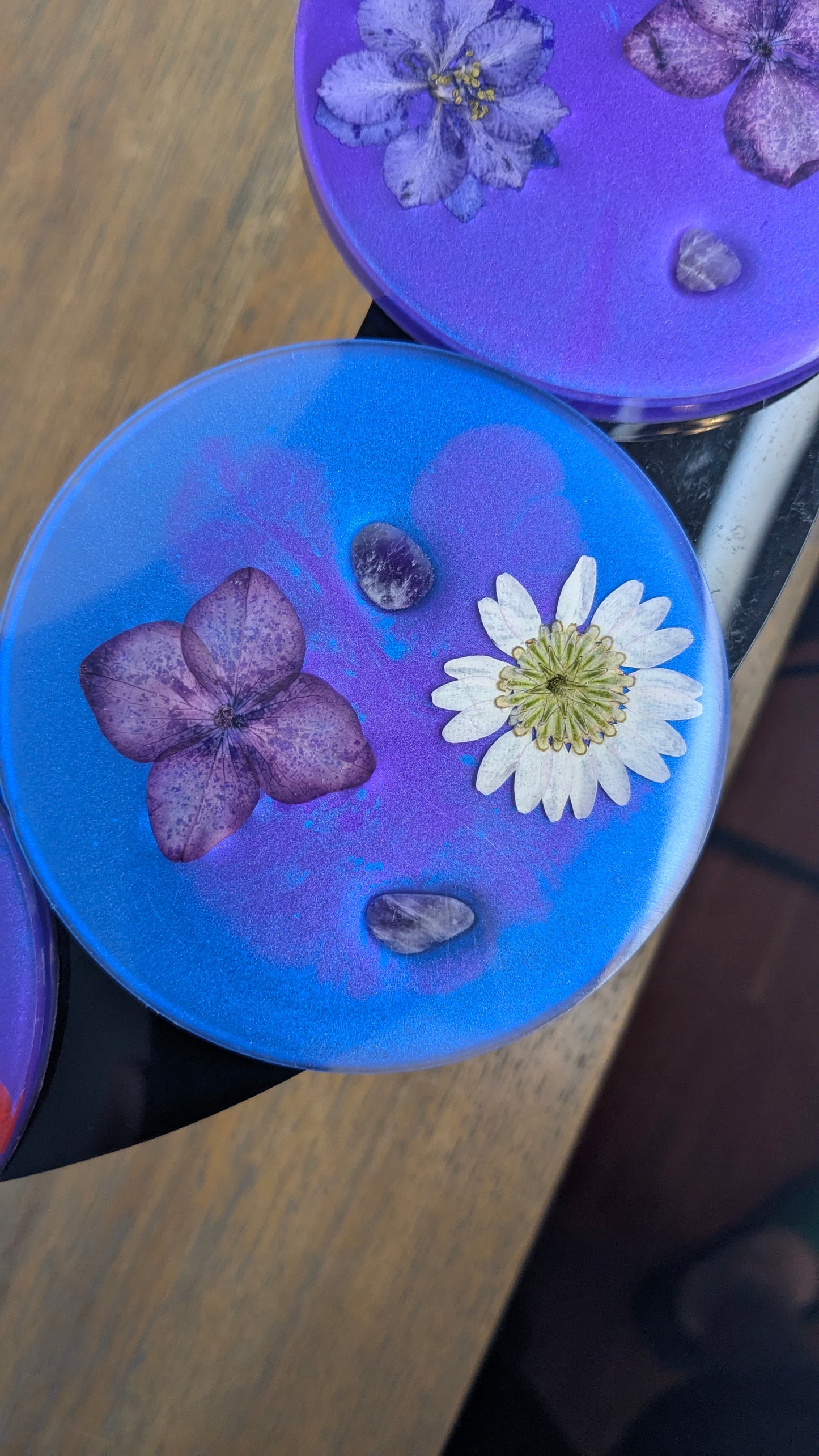Cosmic Bloom Coaster Set