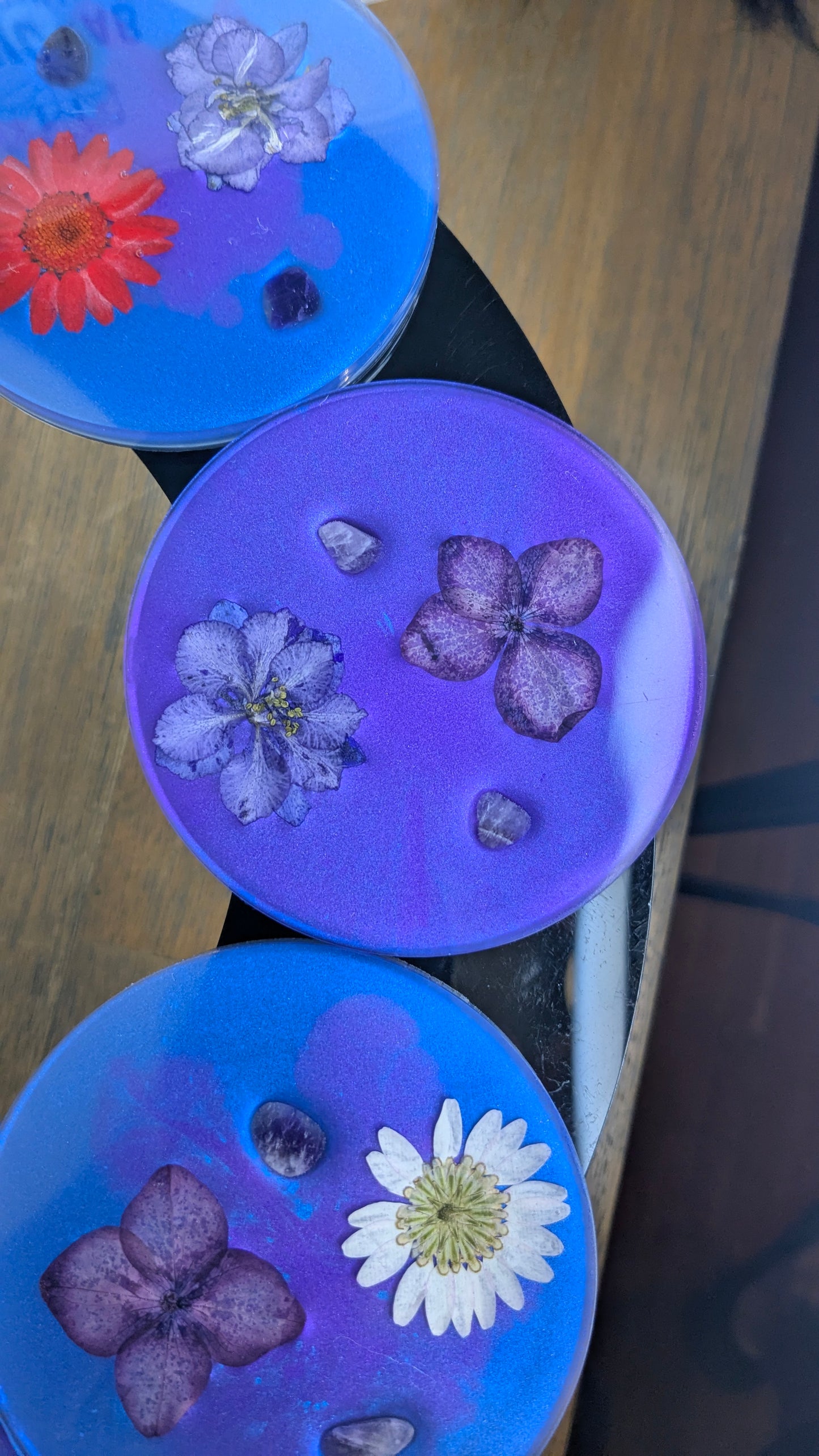 Cosmic Bloom Coaster Set