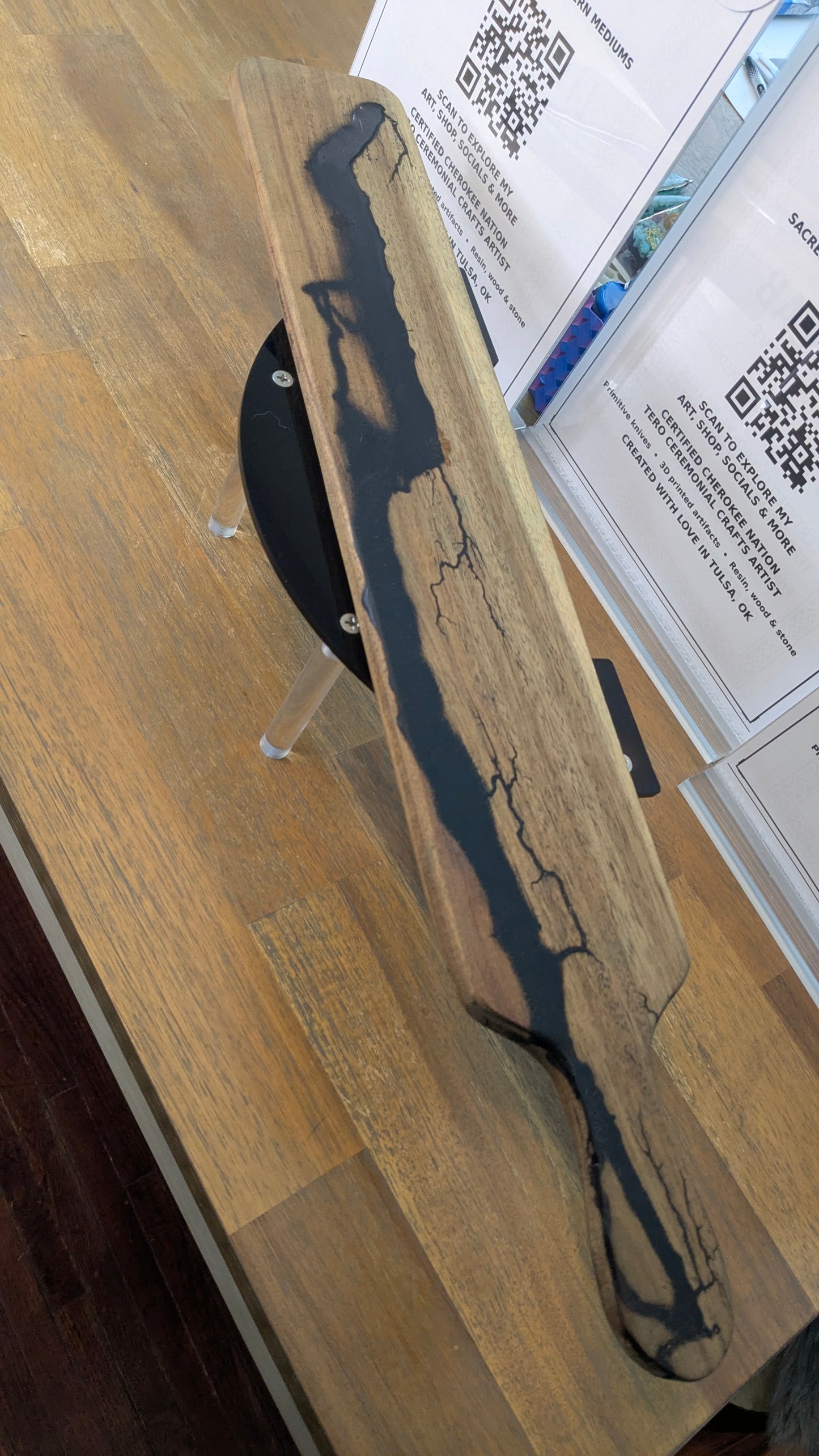 The Shungite Current — Fractal Charcuterie Board