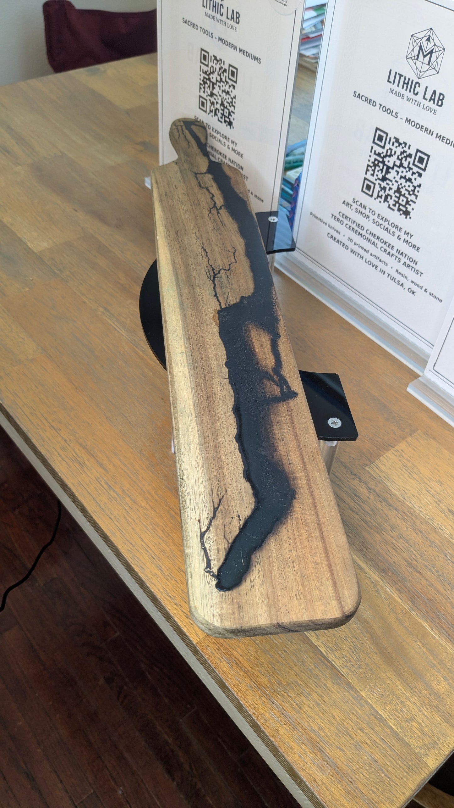 The Shungite Current — Fractal Charcuterie Board